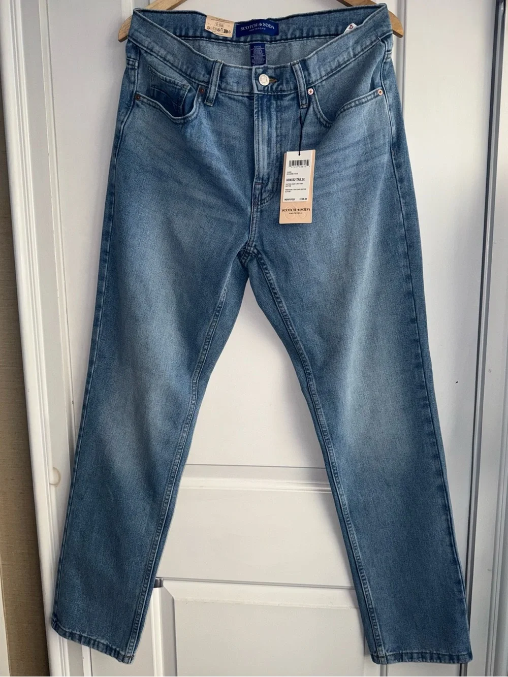 🥃 Scotch & Soda NWT Clifton Straight Fit Five-Pocket Jeans - Size 32X32